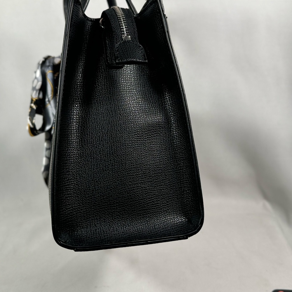Karl Lagerfeld black Medallion Bag NWT and twilly (chain not included) - Picture 2 of 10